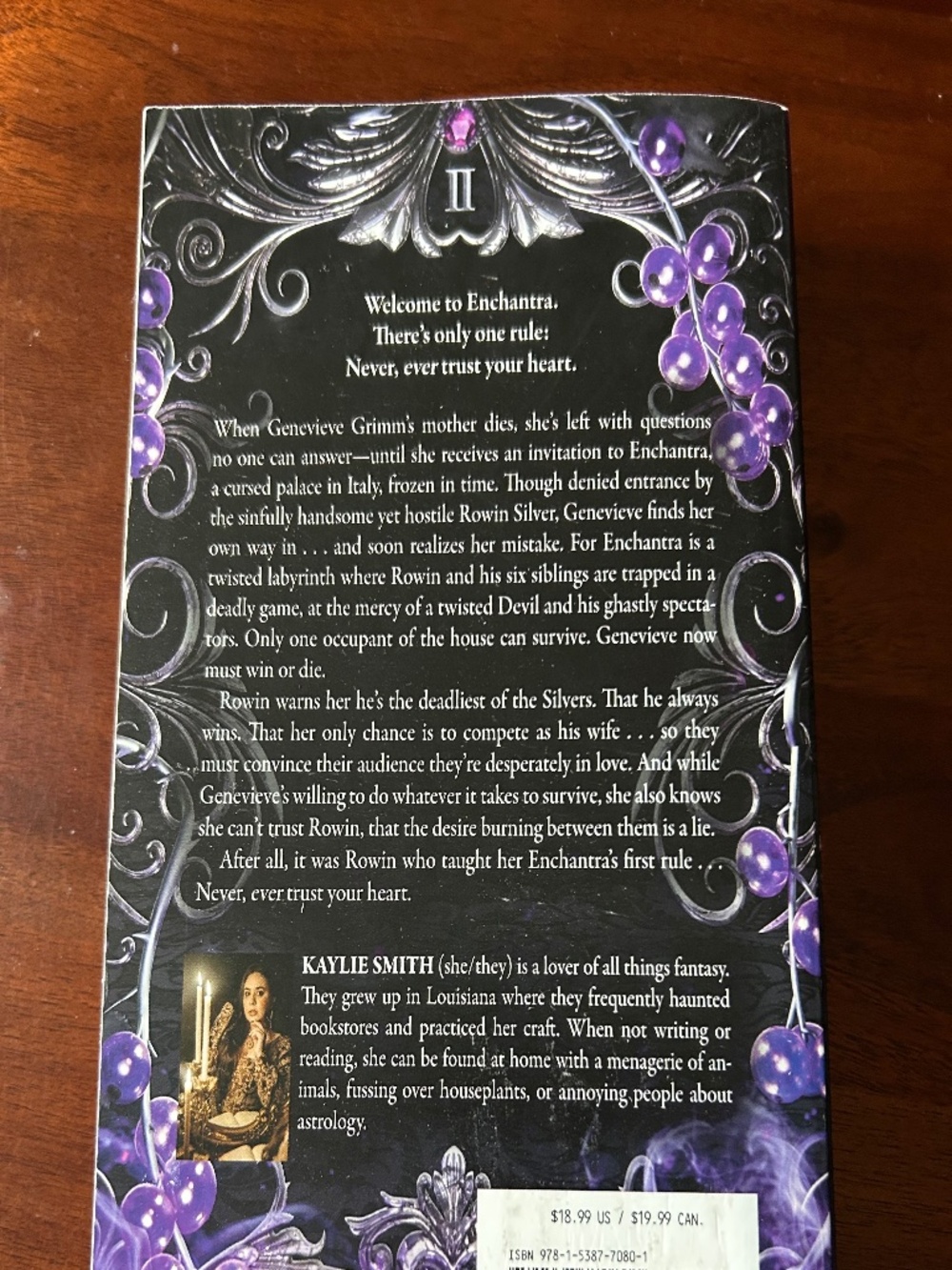Enchantra by Kaylie Smith Paperback – Wicked Games Book 2 Spicy Romantasy - Picture 2 of 3